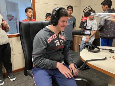 LS: Nesta quarta-feira, a Rádio Campo Aberto FM recebeu a 1ª Turma do Projeto "Jovens Comunicadores" 