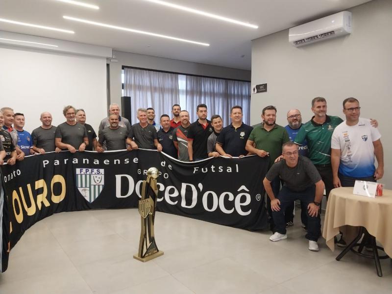Realizado o Congresso Técnico do Campeonato Paranaense de Futsal Chave Ouro