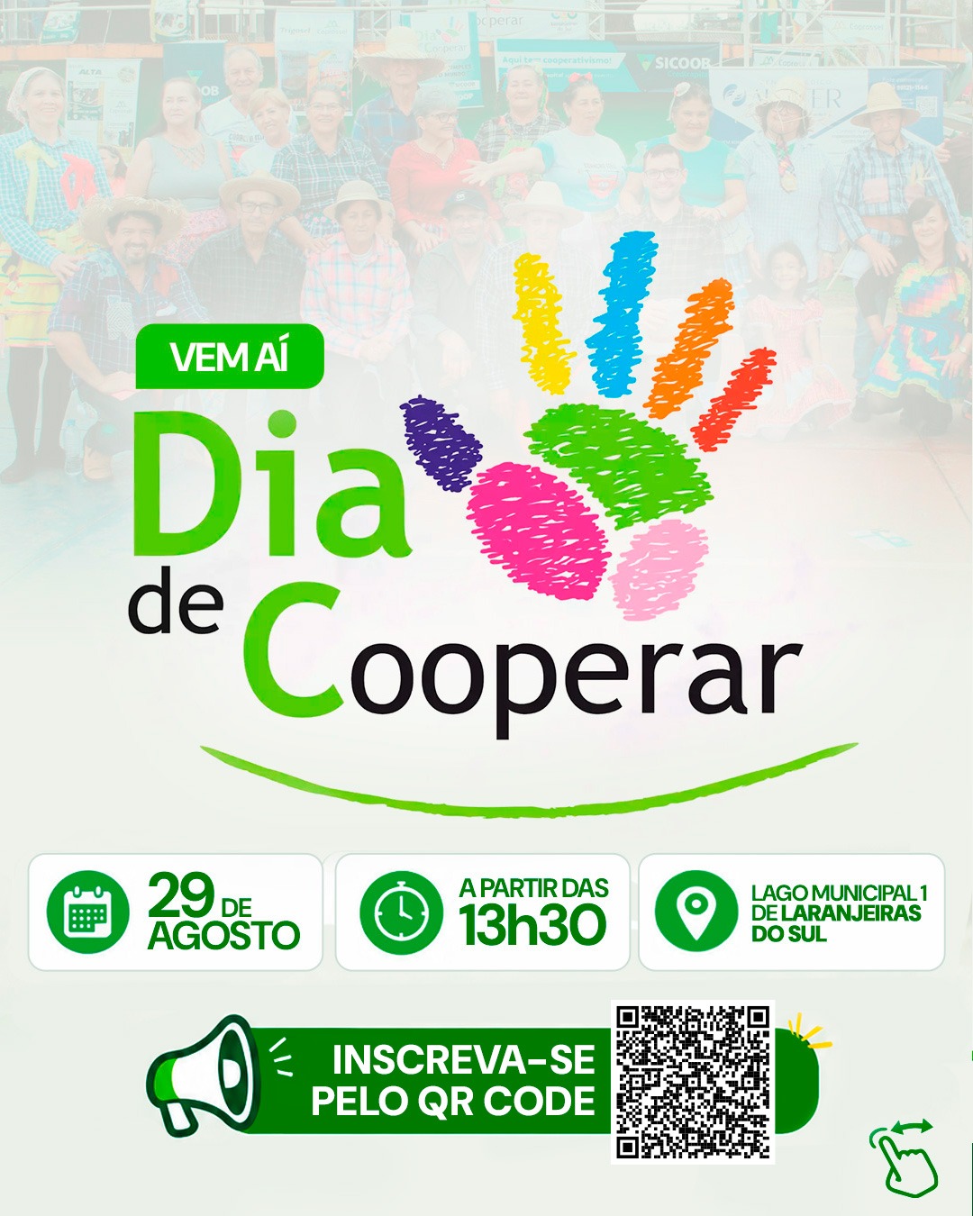 INSCRIÇÕES DIA DE COOPERAR