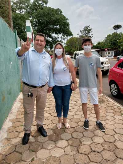 Raspinha votou no Colégio Floriano Peixoto