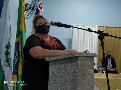 Neimar Granoski e Olga Passarin tomaram posse em Virmond