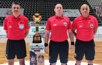 Arbitro Alfredo Carlos Wagner “Laranjeirense” apitou a Final da Super Copa de Futsal 2021 