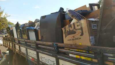 Campanha de arrecadação do lixo eletroeletrônico promovida pela ASR arrecadou mais de 13 toneladas