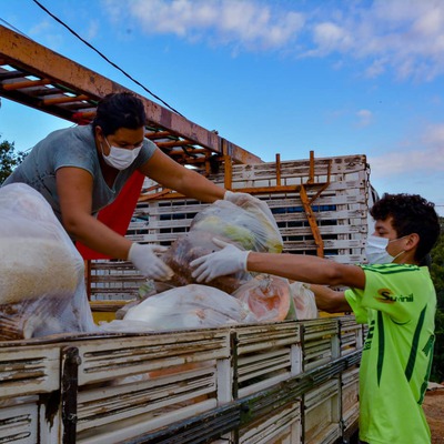 6 toneladas de alimentos foram produzidos e doados por acampados  em Rio Bonito do Iguaçu – PR