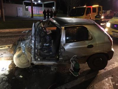 Laranjeiras: Acidente grave na BR 277 deixa uma pessoa morta