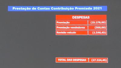 Laranjeiras: Comissão organizadora prestou contas da 121ª Edição da Festa da Padroeira Sant'Ana