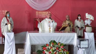 Laranjeiras: Missa do Bom Jesus em Campo Mendes foi presidida pelo Bispo Dom Amilton