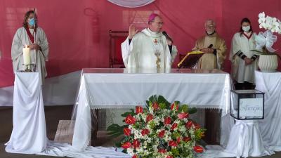 Laranjeiras: Missa do Bom Jesus em Campo Mendes foi presidida pelo Bispo Dom Amilton