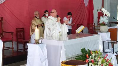 Laranjeiras: Missa do Bom Jesus em Campo Mendes foi presidida pelo Bispo Dom Amilton