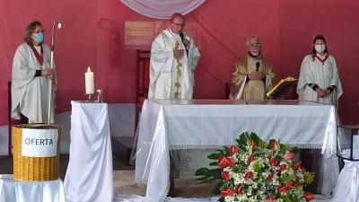 Laranjeiras: Missa do Bom Jesus em Campo Mendes foi presidida pelo Bispo Dom Amilton