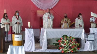 Laranjeiras: Missa do Bom Jesus em Campo Mendes foi presidida pelo Bispo Dom Amilton