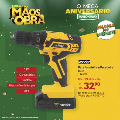 Confira a PromoÃ§Ã£o Semana MÃ£os Ã  Obra Lojas Quero Quero 