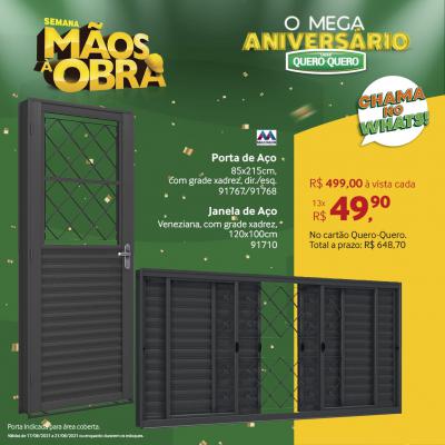 Confira a PromoÃ§Ã£o Semana MÃ£os Ã  Obra Lojas Quero Quero 