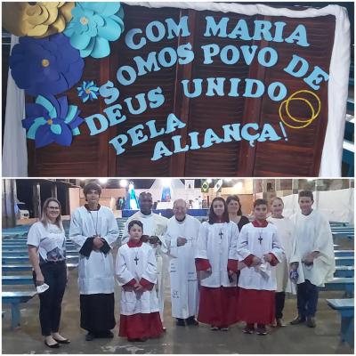 Missa Do Envio Abriu a Programação da 36ª edição da Festa em Louvor a Nossa Senhora Aparecida de Laranjeiras do Sul