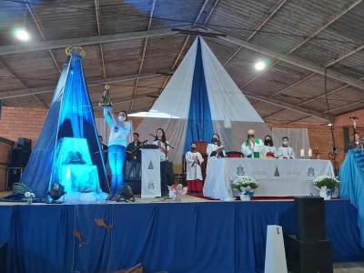 Iniciou neste Domingo as Novenas em Louvor a Nossa Senhora Aparecida em Laranjeiras do Sul