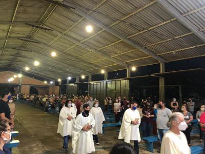 Jornada Jovem participou do 3ª dia da Novena em Louvor a Nossa Senhora Aparecida