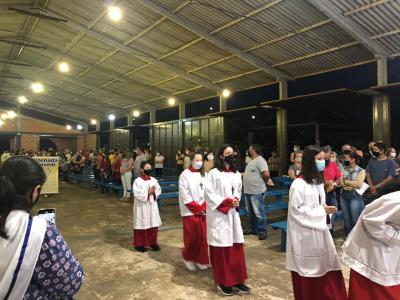 Jornada Jovem participou do 3ª dia da Novena em Louvor a Nossa Senhora Aparecida