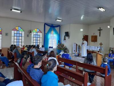 Comunidade de Rio Novo - Porto Barreiro celebra o Dia de Nossa Senhora Aparecida