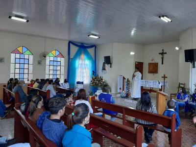 Comunidade de Rio Novo - Porto Barreiro celebra o Dia de Nossa Senhora Aparecida