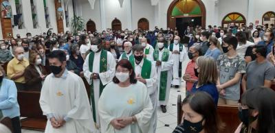 Comunidade de Laranjeiras do Sul se despediu dos Padres Xaverianos