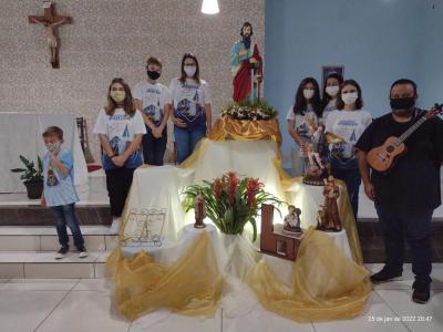 Comunidade Invernada Grande de Laranjeiras do Sul celebrou a Festa da Conversão de São Paulo