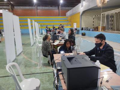 1º dia do Paraná Cidadão em Nova Laranjeiras, realizou 177 atendimentos para documentos de Identidade