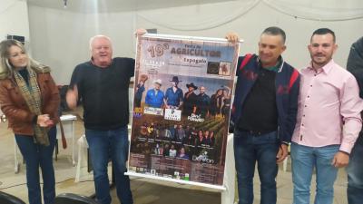 Cantagalo realizou o lanÃ§amento oficial da 19Âª Festa do Trabalhador e 2Âº Expogalo