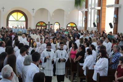 Cavalgada da Padroeira Sant’Ana reúne dezenas de cavaleiros