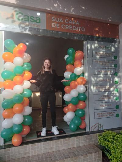 Inaugurou nesta quarta-feira (27) a CredCasa Empréstimos em Laranjeiras do Sul 
