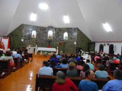Dezenas de fiéis participaram do 1º dia do Tríduo em louvor ao Senhor Bom Jesus em Campo Mendes