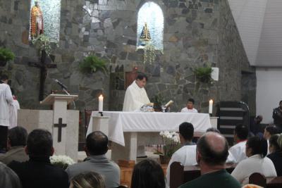 Dezenas de Fiéis participaram da Missa dos Romeiros em Campo Mendes