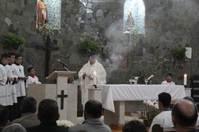 Dezenas de Fiéis participaram da Missa dos Romeiros em Campo Mendes