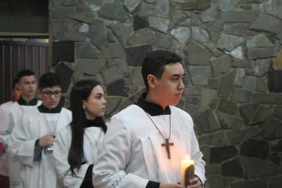 Dezenas de Fiéis participaram da Missa dos Romeiros em Campo Mendes