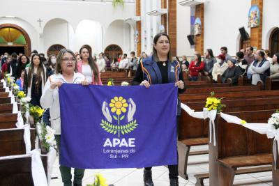 Missa De Ação de Graças marcou a Abertura da Semana Nacional da Pessoa com Deficiência Intelectual e Múltipla em Laranjeiras do Sul 