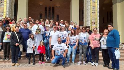 Réplica da Imagem de Nossa Senhora Aparecida Chega ao Santuário de Laranjeiras do Sul