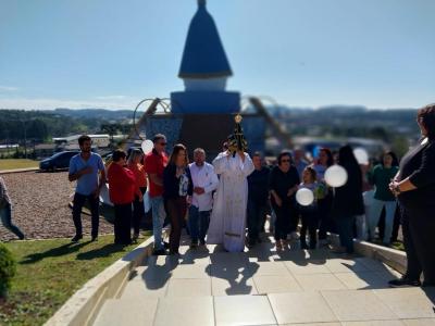 Réplica da Imagem de Nossa Senhora Aparecida Chega ao Santuário de Laranjeiras do Sul