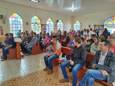 Em Rio Novo, na Missa Solene teve coroação da Imagem de N.Sra. Aparecida