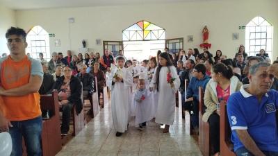 Em Rio Novo, na Missa Solene teve coroação da Imagem de N.Sra. Aparecida