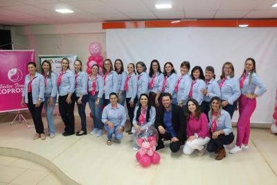 Evento Outubro Rosa Coprossel demonstra força, importância e superação da mulher 