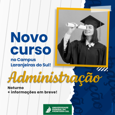 Campus Laranjeiras do Sul ofertará curso de graduação em Administração