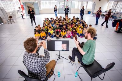 Laranjeiras do Sul recebe projeto musical que leva conhecimento de música erudita e concertos a escolas  municipais do Paraná