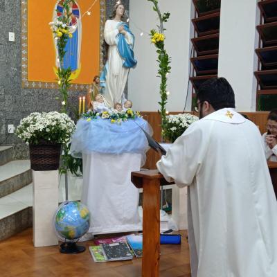 2º Dia do Tríduo em Louvor a Imaculada Conceição reuniu dezenas de Fiéis em Porto Barreiro