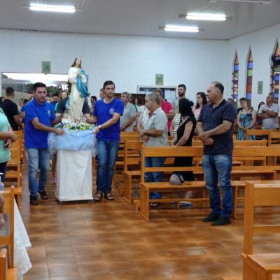 2º Dia do Tríduo em Louvor a Imaculada Conceição reuniu dezenas de Fiéis em Porto Barreiro