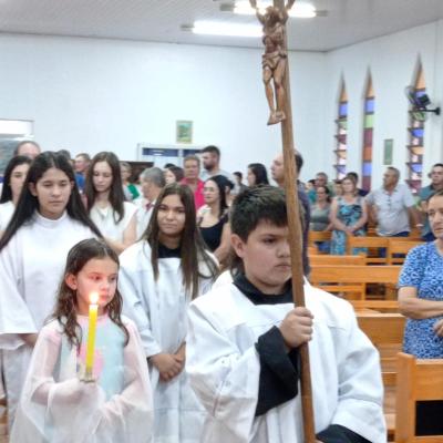 2º Dia do Tríduo em Louvor a Imaculada Conceição reuniu dezenas de Fiéis em Porto Barreiro