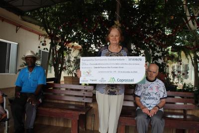 Doações de cooperados Coprossel ajudam a Casa de Repouso São Francisco Xavier  