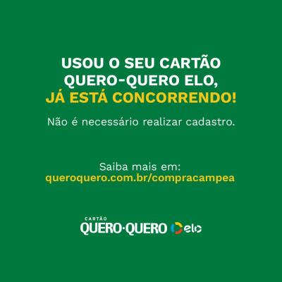 Compra Campeã Cartão Quero Quero Elo premia cliente de Rio Bonito do Iguaçu 