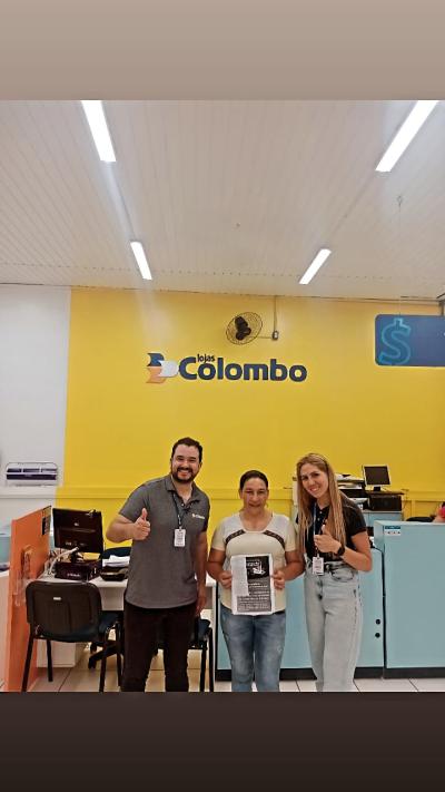 Tem ganhador de Laranjeiras do Sul na promoção Caminhão de Prémios das Lojas Colombo 