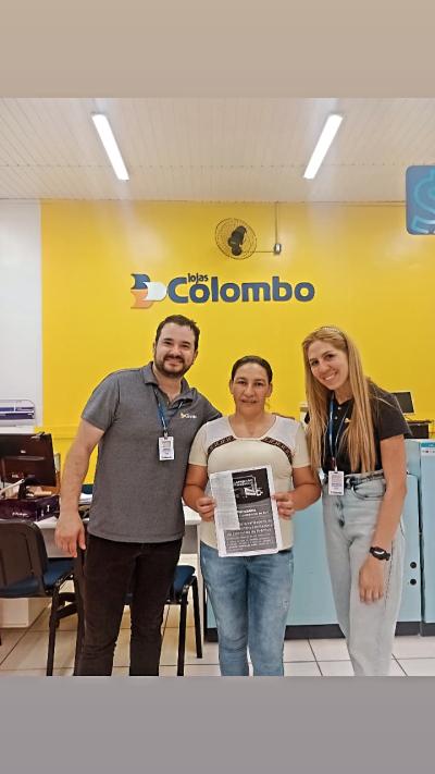 Tem ganhador de Laranjeiras do Sul na promoção Caminhão de Prémios das Lojas Colombo 