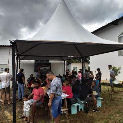 Macarronada da Capela São Pedro Cidade foi sucesso de comercialização