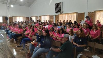 Mais de 150 Mulheres participaram da Palestra com Sirlei Benetti no dia de Campo da Coprossel